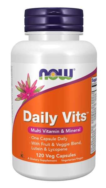 Daily Vits - 120 vcaps - NOW Foods | Vaistine1.lt | WestPharmacy.eu