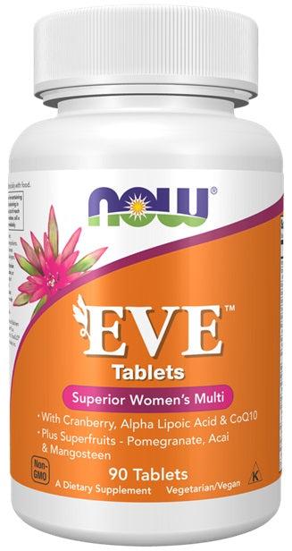 Eve Superior Women's Multi - 90 tabs - NOW Foods | WestPharmacy.nl - Vitamins