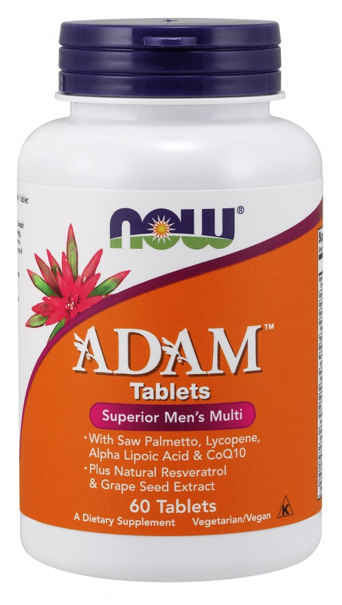 ADAM Multi-Vitamin for Men - 60 tablets - NOW Foods | WestPharmacy.nl - Vitamins