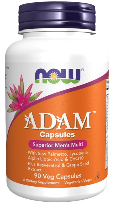 ADAM Multi-Vitamin for Men - 90 vcaps - NOW Foods | WestPharmacy.nl - Vitamins