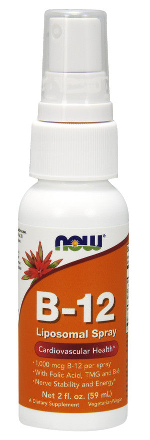 Vitamin B-12, Liposomal Spray - 59 ml - NOW Foods | WestPharmacy.nl - Vitamins