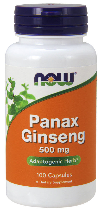 Panax Ginseng, 500mg - 100 caps - NOW Foods | WestPharmacy.nl - Immune Support