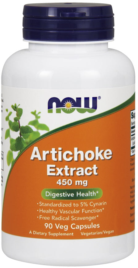 Artichoke Extract, 450mg - 90 vcaps - NOW Foods | Vaistine1.lt | WestPharmacy.eu