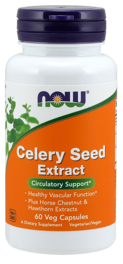 Celery Seed Extract - 60 vcaps - NOW Foods | WestPharmacy.nl - Blood Circulation