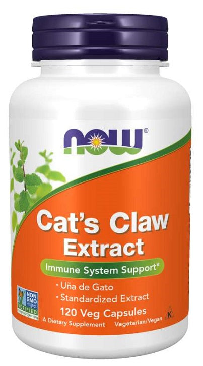 Cat's Claw Extract - 120 vcaps - NOW Foods | WestPharmacy.nl - Immune Support