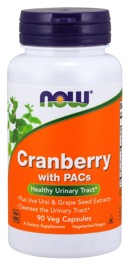 Cranberry with PACs - 90 vcaps - NOW Foods | WestPharmacy.nl - Urinary Tract Health