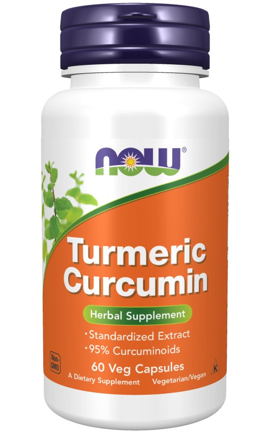 Turmeric Curcumin - 60 vcaps - NOW Foods | WestPharmacy.nl - Joint Support