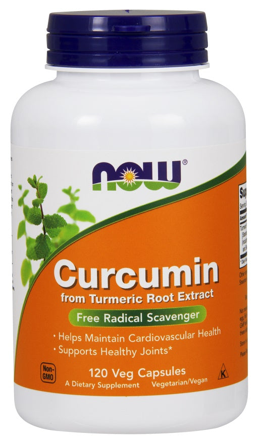 Turmeric Curcumin - 120 vcaps - NOW Foods | WestPharmacy.nl - Joint Support