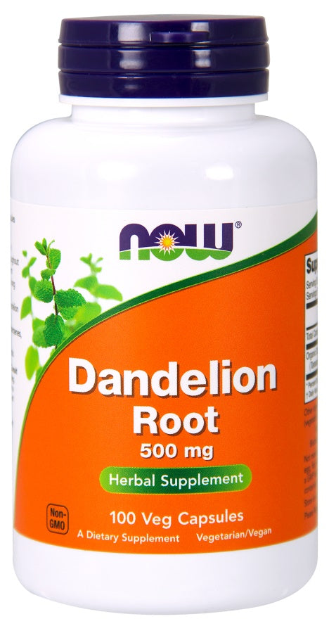Dandelion Root, 500mg - 100 vcaps - NOW Foods | WestPharmacy.nl - Liver Health