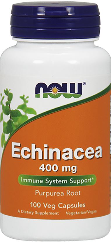 Echinacea, 400mg - 100 vcaps - NOW Foods | WestPharmacy.nl - Immune Support