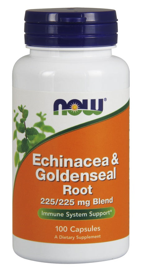 Echinacea & Goldenseal Root - 100 caps - NOW Foods | WestPharmacy.nl - Immune Support