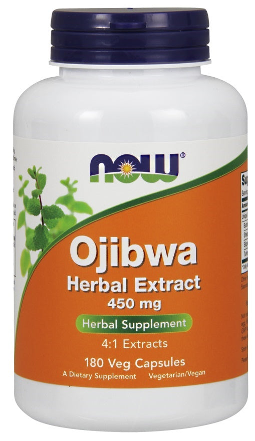 Ojibwa Herbal Extract, 450mg - 180 vcaps - NOW Foods | WestPharmacy.nl - Immune Support