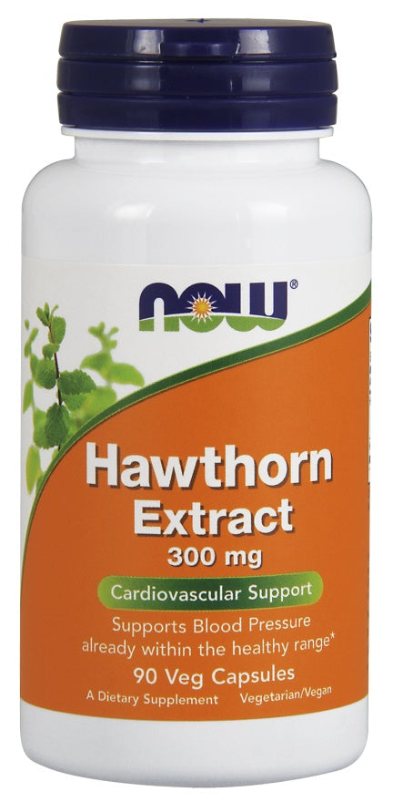 Hawthorn Extract, 300mg - 90 vcaps - NOW Foods | WestPharmacy.nl - Cardiovascular Health