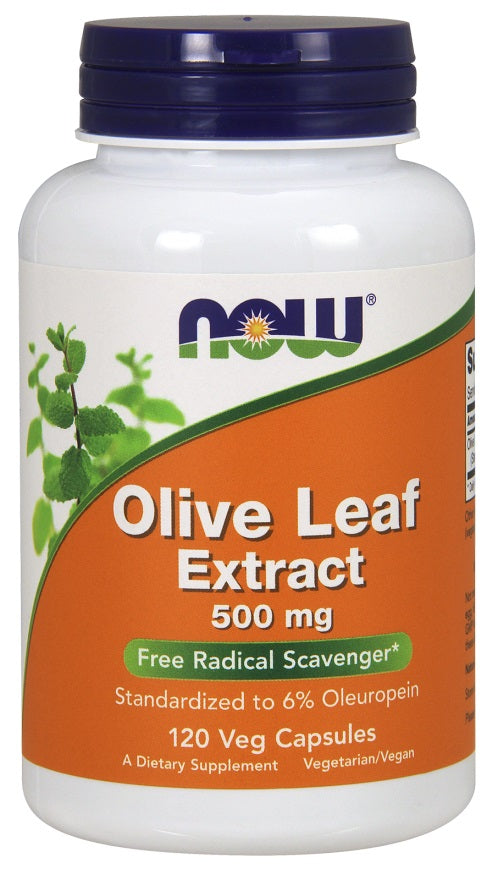 Olive Leaf Extract, 500mg - 120 vcaps - NOW Foods | WestPharmacy.nl - Antioxidants