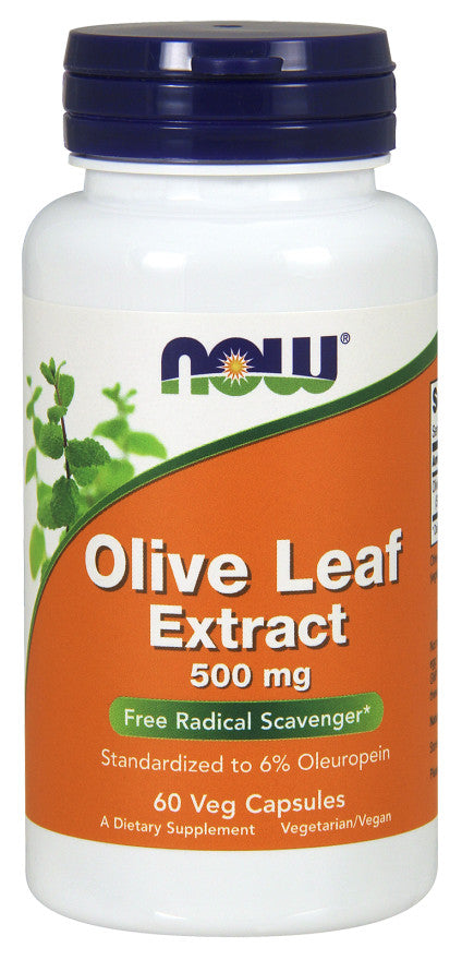 Olive Leaf Extract, 500mg - 60 vcaps - NOW Foods | WestPharmacy.nl - Antioxidants
