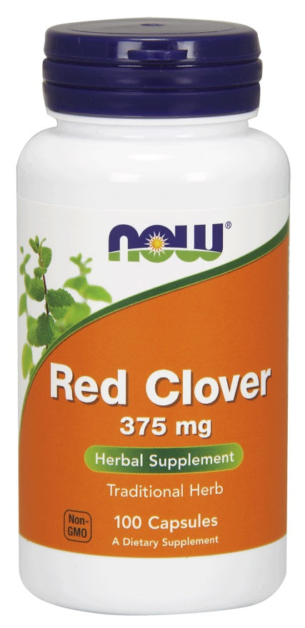 Red Clover, 375mg - 100 caps - NOW Foods | WestPharmacy.nl - Women's Health