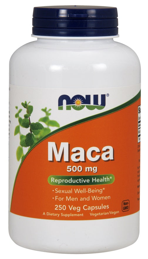Maca, 500mg - 250 vcaps - NOW Foods | WestPharmacy.nl - Sexual Health