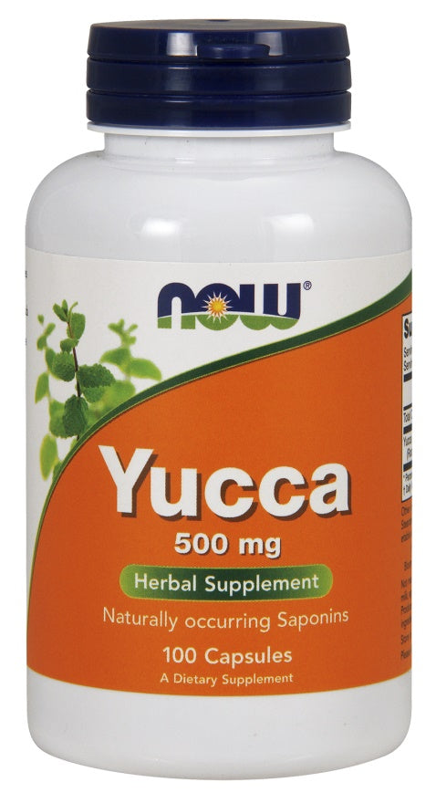 Yucca, 500mg - 100 capsules - NOW Foods | WestPharmacy.nl - Joint Support