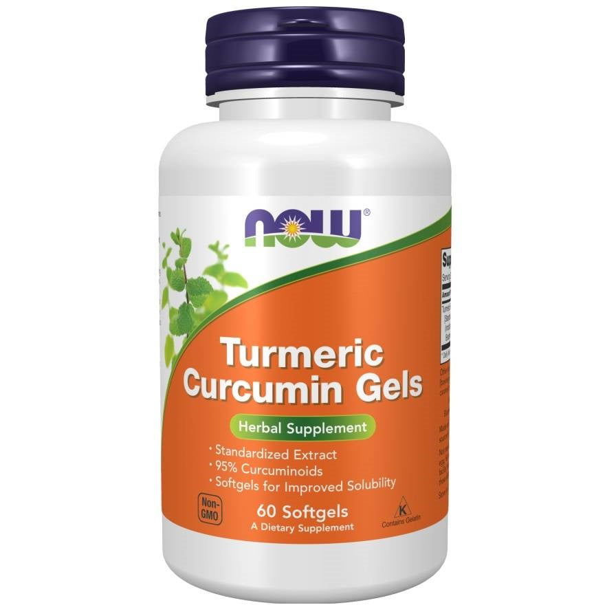 Turmeric Curcumin - 60 softgels - NOW Foods | WestPharmacy.nl - Joint Support