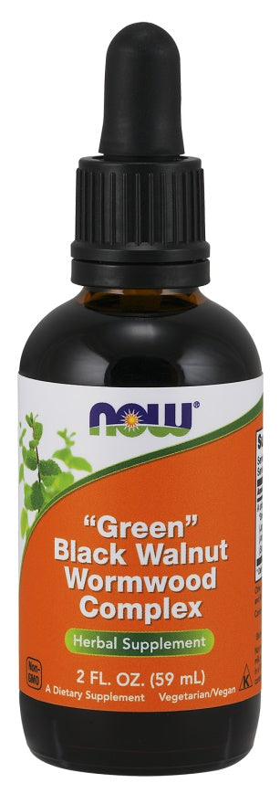 Green Black Walnut Wormwood Complex - 59 ml - NOW Foods | WestPharmacy.nl - Digestive Health