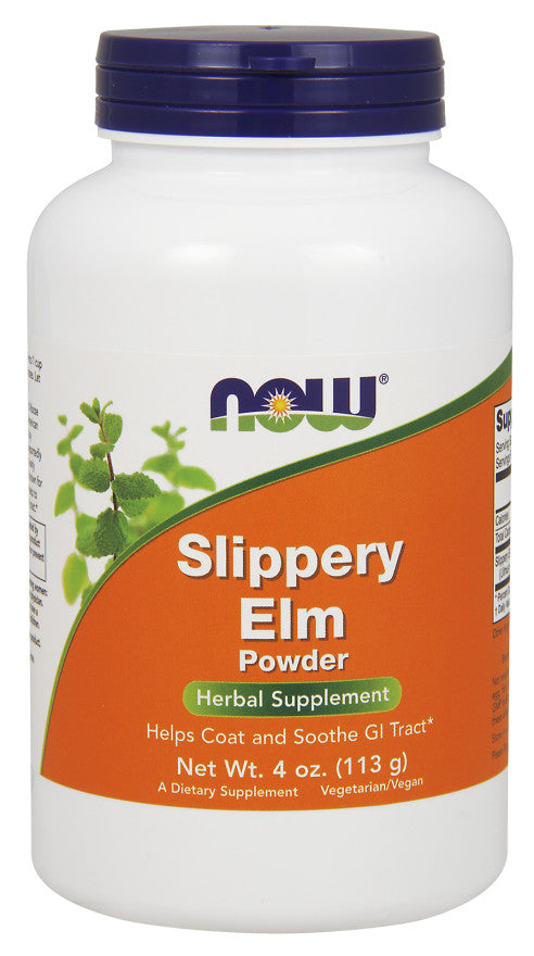 Slippery Elm, Powder - 113g - NOW Foods | WestPharmacy.nl - Digestive Health