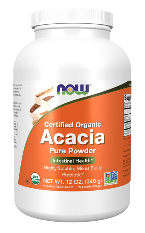 Acacia Pure Powder - 340g - NOW Foods | Vaistine1.lt | WestPharmacy.eu