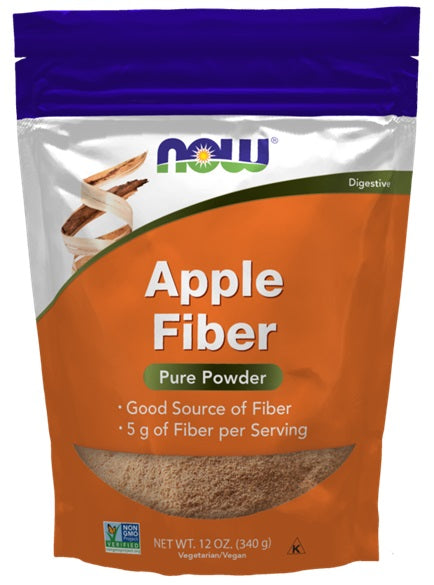 Apple Fiber - 340g - NOW Foods | WestPharmacy.nl - Nutrition