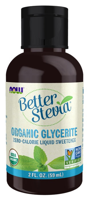 Better Stevia Glycerite - 59 ml - NOW Foods | WestPharmacy.nl - Nutrition