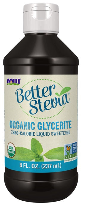 Better Stevia Glycerite - 237 ml - NOW Foods | WestPharmacy.nl - Nutrition