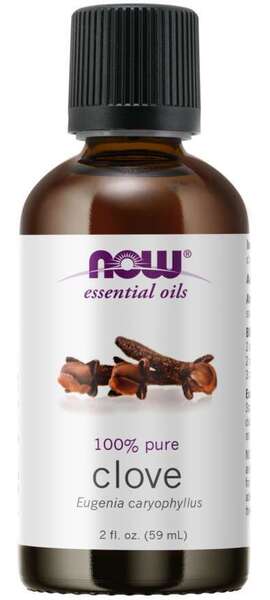 Essential Oil, Clove Oil - 59 ml - NOW Foods | WestPharmacy.nl - Aromatherapy and essential oils