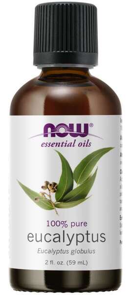 Essential Oil, Eucalyptus Oil - 59 ml - NOW Foods | WestPharmacy.nl - Aromatherapy and essential oils
