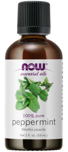 Essential Oil, Peppermint Oil - 59 ml - NOW Foods | WestPharmacy.nl - Aromatherapy and essential oils