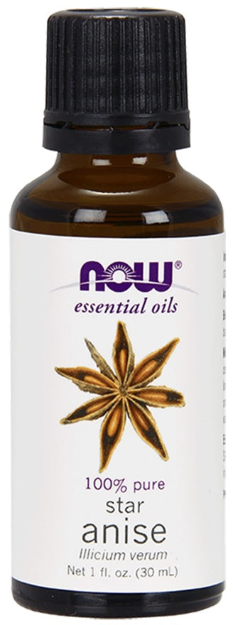 Essential Oil, Anise Oil - 30 ml - NOW Foods | WestPharmacy.nl - Aromatherapy and essential oils