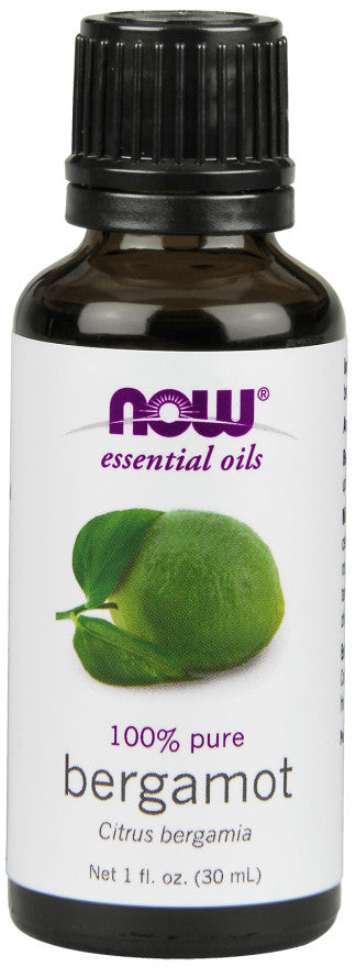 Essential Oil, Bergamot Oil - 30 ml - NOW Foods | WestPharmacy.nl - Aromatherapy and essential oils