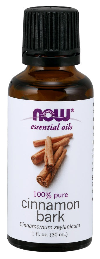Essential Oil, Cinnamon Bark Oil - 30 ml - NOW Foods | WestPharmacy.nl - Aromatherapy and essential oils