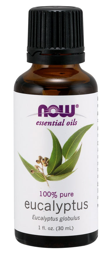 Essential Oil, Eucalyptus Oil - 30 ml - NOW Foods | WestPharmacy.nl - Aromatherapy and essential oils