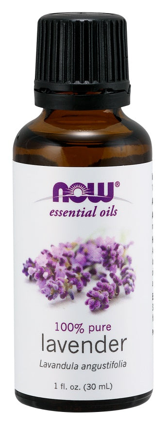 Essential Oil, Lavender Oil 100% Pure - 30 ml - NOW Foods | WestPharmacy.nl - Aromatherapy and essential oils