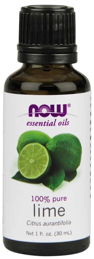Essential Oil, Lime Oil - 30 ml - NOW Foods | WestPharmacy.nl - Aromatherapy and essential oils
