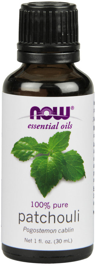 Essential Oil, Patchouli Oil - 30 ml - NOW Foods | WestPharmacy.nl - Aromatherapy and essential oils