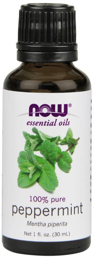 Essential Oil, Peppermint Oil - 30 ml - NOW Foods | WestPharmacy.nl - Aromatherapy and essential oils