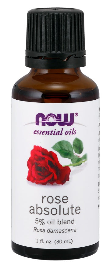 Essential Oil, Rose Absolute Oil - 30 ml - NOW Foods | WestPharmacy.nl - Aromatherapy and essential oils