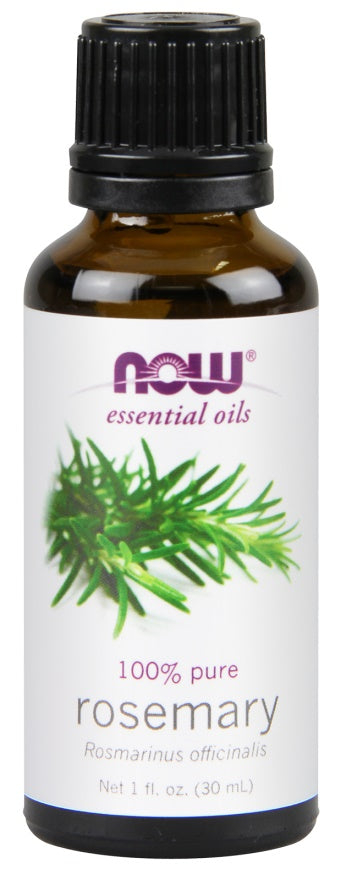 Essential Oil, Rosemary Oil - 30 ml - NOW Foods | WestPharmacy.nl - Aromatherapy and essential oils