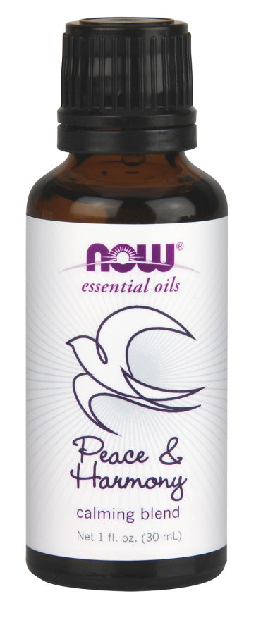 Essential Oil, Peace & Harmony Oil Blend - 30 ml - NOW Foods | WestPharmacy.nl - Aromatherapy and essential oils