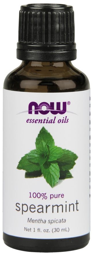 Essential Oil, Spearmint Oil - 30 ml - NOW Foods | WestPharmacy.nl - Aromatherapy and essential oils
