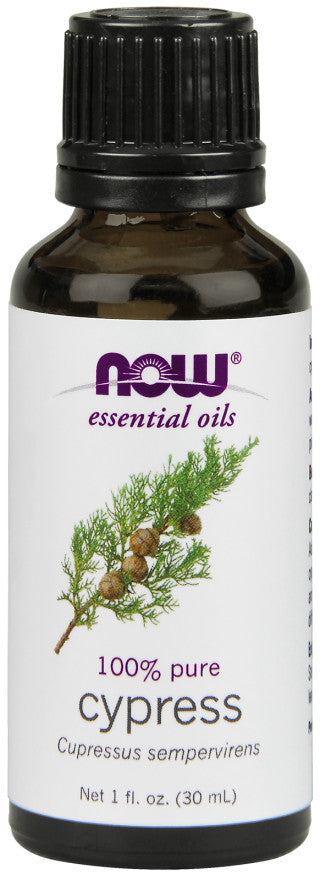 Essential Oil, Cypress Oil - 30 ml - NOW Foods | WestPharmacy.nl - Aromatherapy and essential oils