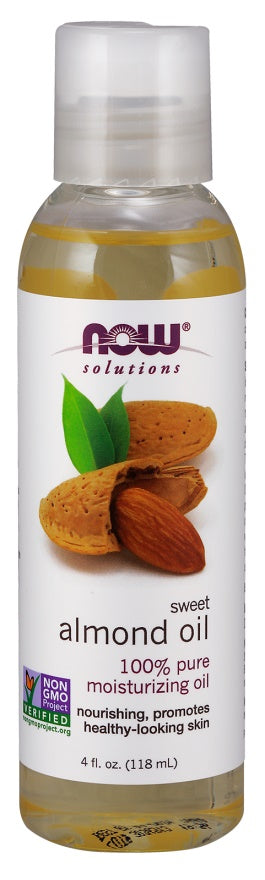 Almond Oil, Pure - 118 ml - NOW Foods | WestPharmacy.nl - Fatty acids