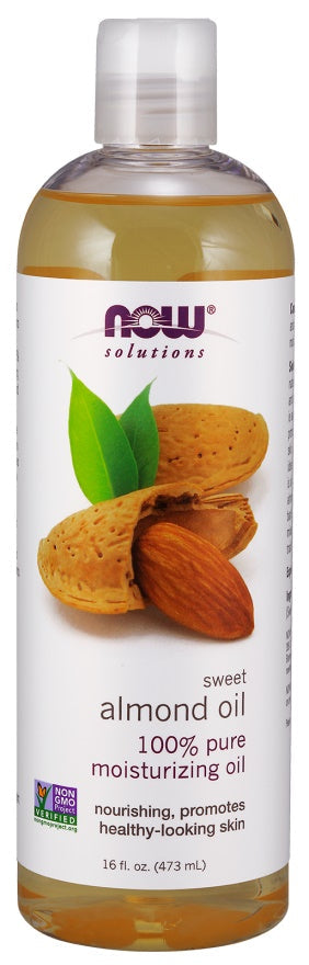 Almond Oil, Pure - 473 ml - NOW Foods | WestPharmacy.nl - Fatty acids