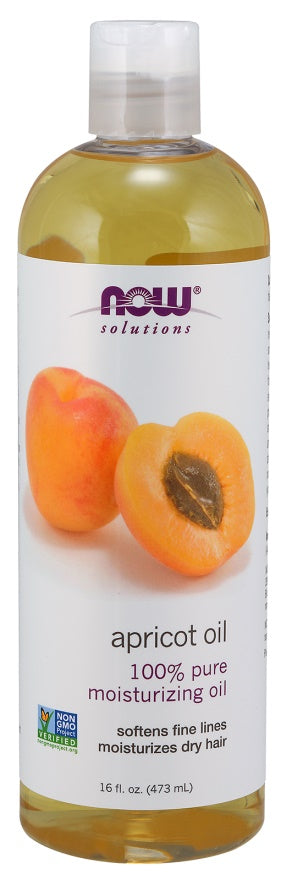 Apricot Oil - 473 ml - NOW Foods | WestPharmacy.nl - Fatty acids