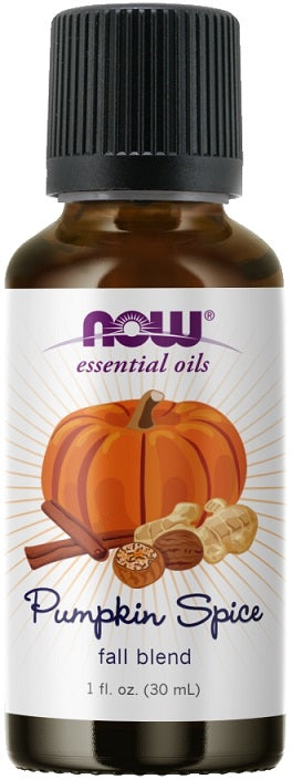Essential Oil, Pumpkin Spice - 30 ml - NOW Foods | WestPharmacy.nl - Aromatherapy and essential oils