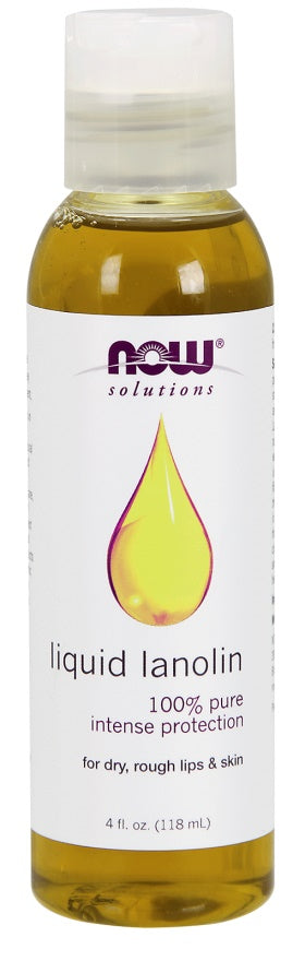 Lanolin, 100% Pure Liquid - 118 ml - NOW Foods | WestPharmacy.nl - Skin Care